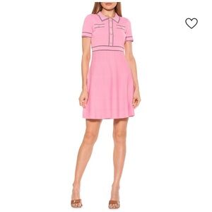 ALEXIA ADMOR Jenna Knit Fit-&-Flare Dress